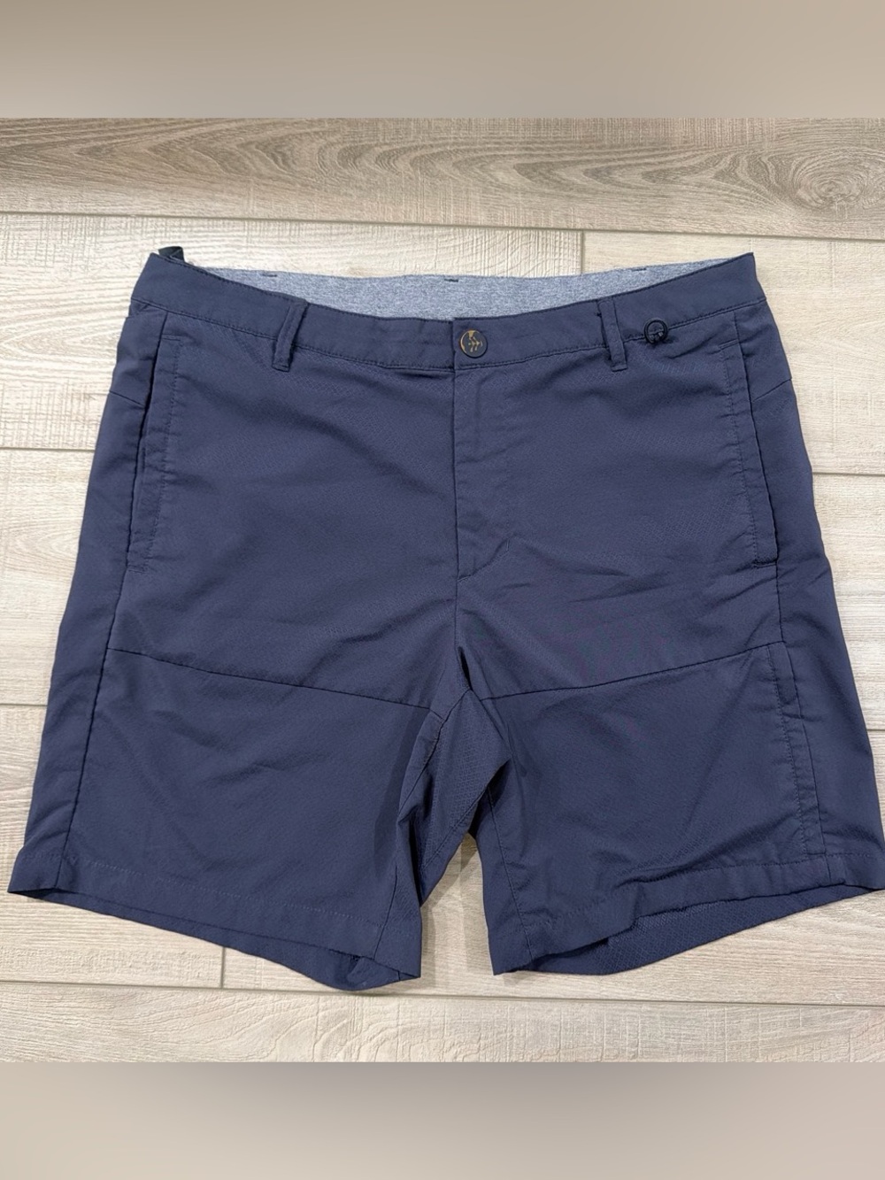 Men's Navy Performance Golf Shorts